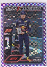 Topps 2024 Chrome Formule 1 N° 148 Sergio Perez Violet 113/199 comprar usado  Enviando para Brazil