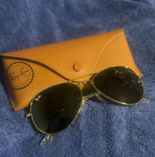 Óculos de sol Ray Ban aviador RB3025 55mm armação dourada com lente verde comprar usado  Enviando para Brazil