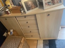 Beech sideboard cupboads for sale  EASTBOURNE