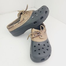 Crocs brown leather for sale  Aurora