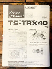 Manual de serviço de alto-falante Pioneer TS-TRX40 *original* comprar usado  Enviando para Brazil