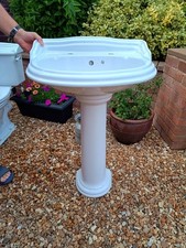 White ceramic sink for sale  DUDLEY