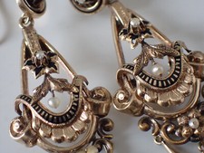 Anciennes boucles oreilles d'occasion  Chantelle