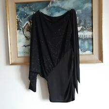 Maglia nera glitter usato  Grugliasco