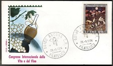Italia 1974 fdc usato  Ancona