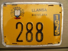 Vintage fahrrad nummernschild gebraucht kaufen  Hünfelden