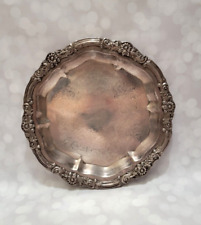 Floral round silver for sale  Atascadero