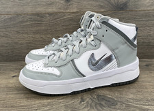 Tênis Nike Dunk High UP Feminino Tamanho 8 Cinza Fumaça Prata DH3718-106 comprar usado  Enviando para Brazil