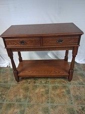 Reproduction oak console for sale  ABERDARE