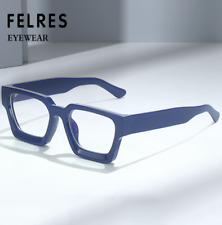 Usado, Óculos masculinos femininos armação grossa anti luz azul armação de lentes transparente novo comprar usado  Enviando para Brazil