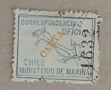 Chile 1907 official d'occasion  Saint-Pol-de-Léon