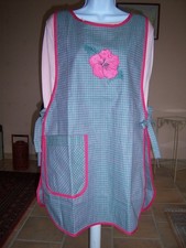 Tablier chasuble vichy d'occasion  Montret