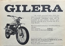 Gilera 50cc trial for sale  EXETER