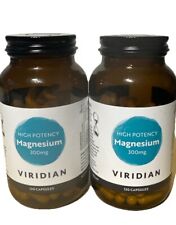 2 X Viridian Magnésio Alta Potência - 300mg - 120 Cápsulas comprar usado  Enviando para Brazil