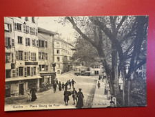Stara pocztówka Genève, -Place Bourg de Fur 1890r na sprzedaż  PL
