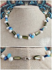 Collier perlen perlmutt gebraucht kaufen  Gütersloh