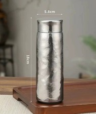 Garrafa de água de titânio puro parede dupla 300 ml copo de bebida para viagem comprar usado  Enviando para Brazil