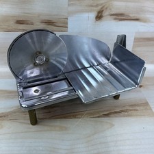 Fatiador de alimentos vintage nacional manual máquina de fatiar manivela aço inoxidável comprar usado  Enviando para Brazil