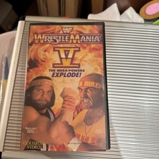 Wwf wrestlemania vhs gebraucht kaufen  Langenselbold