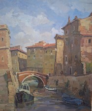 Dipinto olio tela usato  Livorno