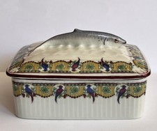 BOITE A SARDINES ANCIENNE en PORCELAINE CIRCA 1930 L 14,5 cm comprar usado  Enviando para Brazil