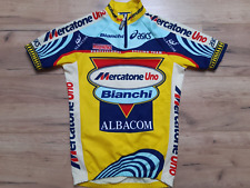 MERCATONE BIANCHI ASICS CYCLING bike shirt trikot maglia jersey! 5/6 ! 140 size na sprzedaż  PL
