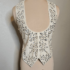 Vintage silk vest for sale  Hot Springs National Park