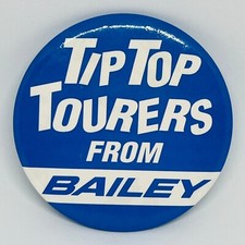 Bailey Caravans Tip Top Tourers Vintage Promo Grande 3" Pin Badge Touring Caravan comprar usado  Enviando para Brazil