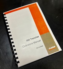 Manual do proprietário do operador para manutenção de operação de retroescavadeira arado Case 560 comprar usado  Enviando para Brazil