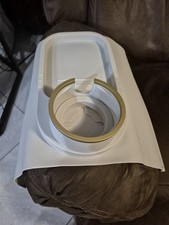 Bandeja de sofá e suporte para xícara de café - Apoio de braço de sofá de silicone - Cadeira reclinável e Li... comprar usado  Enviando para Brazil