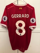 FC Liverpool signed shirt Gerrard Trikot signiert no matchworn 2017 England comprar usado  Enviando para Brazil