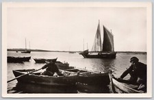 Sailboats, Sene, France, Real Photo Postcard RPPC, Morbihan Gulf comprar usado Sailboats, Sene, France, Real Photo Postcard RPPC, Morbihan Gulf comprar usado  Enviando para Brazil