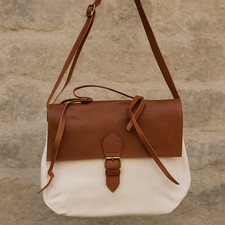 Sac bandoulière cuir d'occasion  Villecresnes
