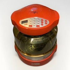 Forno infravermelho NuWave Pro Plus vermelho com anel de expansão fogão cozinhar pizza assar comprar usado  Enviando para Brazil