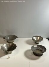 Lot antique strainers for sale  Dallas