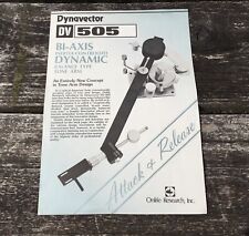 Dynavector 505 tonearm for sale  BALLYNAHINCH