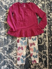 Leggings de manga comprida borboleta menina 2 peças tamanho 5t Carter’s nova sem etiquetas comprar usado  Enviando para Brazil