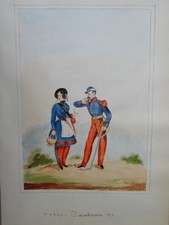 Carabiniers gouache karabinier gebraucht kaufen  Deutschland