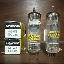 2 x 6GW8/ECL86 Tubos Sylvania *Alemanha*Par Correspondente Testado Muito Forte*NOS*NOVO NA CAIXA* comprar usado  Enviando para Brazil