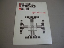 ALFA ROMEO MANUALE  ALFETTA CONTROLLO ELETRONICO MOTORE DEL 1982 ,O.CONDIZIZIONI comprar usado  Enviando para Brazil