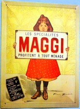 Plaque pub maggi d'occasion  Orleans-