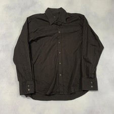 Camisa masculina Hugo Boss listrada estampada manga longa XXL, usado comprar usado  Enviando para Brazil