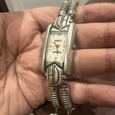 Relógio de quartzo Harley Davidson unissex aço 22 mm funcional 99653-96V ajuste antigo 8 polegadas comprar usado  Enviando para Brazil