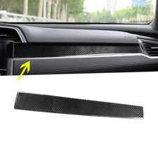 Para Honda Civic 10º 2016-19 console de fibra de carbono painel painel tampa acabamento , usado comprar usado  Enviando para Brazil