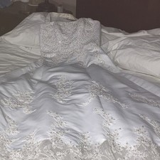 Vestido de Noiva Deslumbrante Michael Angelo David’s Bridal Shop Tamanho 6 comprar usado  Enviando para Brazil