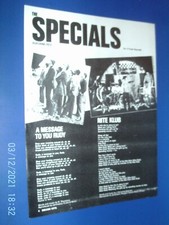 Specials rudy message for sale  LEIGH