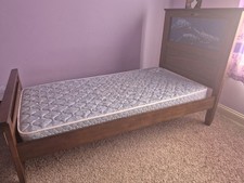 Wooden twin bed for sale  Naperville