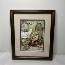Pendelfin decoupage framed for sale  HORNSEA