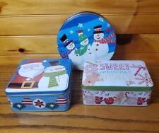 Christmas metal tins for sale  North Garden