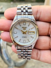 Seiko 5 automático 7S26-0590 21 joias dia/data relógio masculino vintage perfeito estado comprar usado  Enviando para Brazil